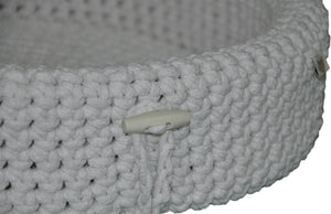 Cat Bed • Medium Size in Linen Beige