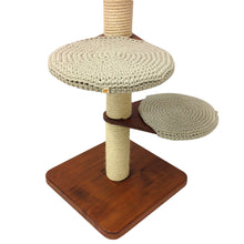 Load image into Gallery viewer, Single Tower Cat Tree with Partially Open Sisal Basket